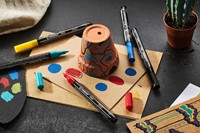 Acrylmarker STABILO  Free Acrylic T100 karmijnrood-3