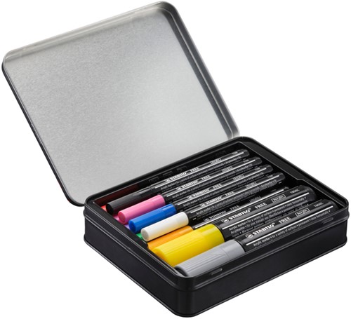 Acrylmarker STABILO  Free Acrylic Starter Kit assorti pk/11-3