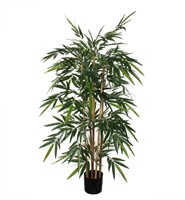 Kunstplant Mica Bamboe in plastic pot 150cm