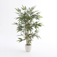 Kunstplant Mica Bamboe in plastic pot 150cm-1