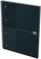 Spiraalblok Oxford International Notebook A4+ lijn 160vel zwart-2