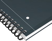 Spiraalblok Oxford International Notebook A4+ lijn 160vel zwart-3