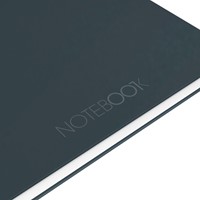 Spiraalblok Oxford International Notebook A4+ lijn 160vel zwart-1