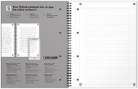 Spiraalblok Oxford International Notebook A4+ lijn 160vel zwart-2