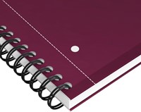 Spiraalblok Oxford International Notebook A4+ lijn 160vel rood-2