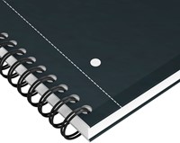 Spiraalblok Oxford International Notebook A4+ ruit 5X5mm 160vel zwart-2