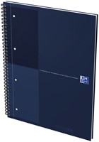 Spiraalblok Oxford International Notebook A4+ lijn 160vel blauw-2