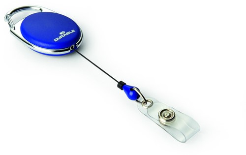 Afrolmechanisme Durable 8324 80cm met drukknopsluiting blauw