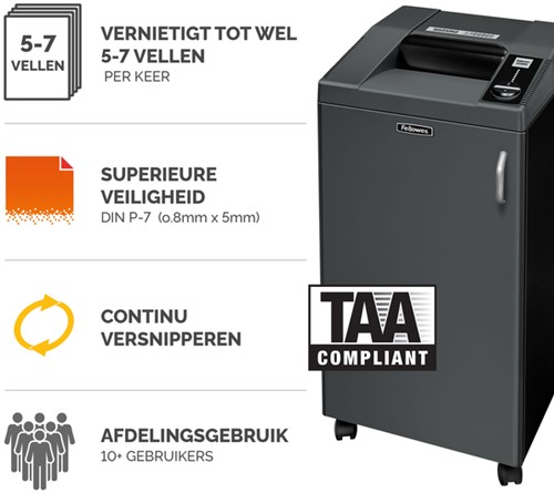 Papiervernietiger Fellowes Fortishred 3250HS -2