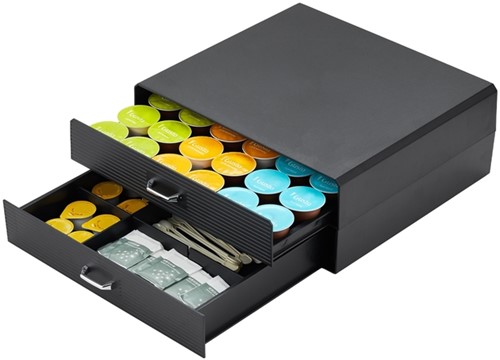 Koffiecapsulehouder BRASQ CD300 zwart