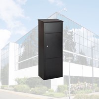 Brievenbus voor pakketten BRASQ 105x38x24cm PB400 Zwart-7