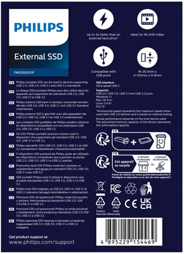 SSD Philips External Ultra Speed Space Grey 250 GB-3