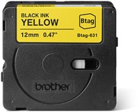Brothertape P-touch Btag-631 12mm zwart op geel-2