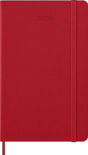 Agenda 2026 Moleskine 12M Planner Weekly 7dagen/1pagina large hc scarlet red
