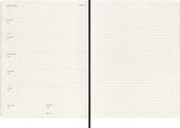 Agenda 2026 Moleskine 12M Planner Weekly 7dagen/1pagina XL sc black-3