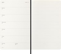 Agenda 2026 Moleskine 12M Planner Weekly 7dagen/1pagina large sc black-3