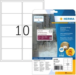 Etiket 99.1x57mm herma 8330 weerbestendig wt ds/250