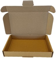 Brievenbusbox IEZZY A4 360x255x26mm karton bruin