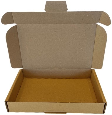 Brievenbusbox IEZZY A4 360x255x26mm karton bruin