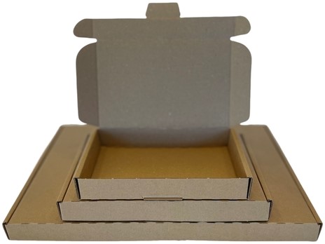 Brievenbusbox IEZZY A4 360x255x26mm karton bruin-3