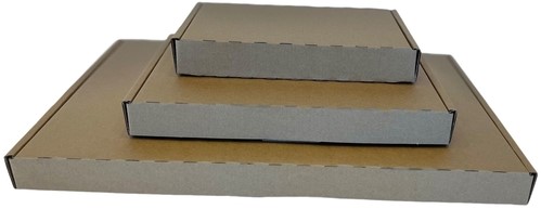 Brievenbusbox IEZZY A5 230x160x26mm karton bruin-2