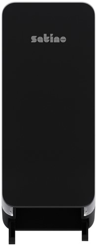 Toiletpapierdispenser Satino JT3 Hyginity systeemrol duo zwart 333423-2