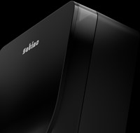 Handdoekdispenser Satino PT2 Hyginity XL zwart 333409-1