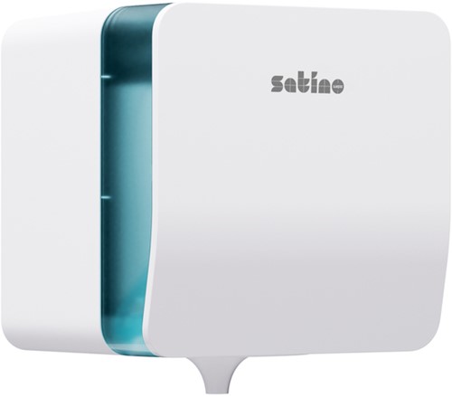 Poetspapierdispenser Satino CF1 Hyginity Plus medium wit 333416
