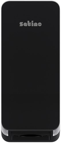 Toiletpapierdispenser Satino BT1 Hyginity gevouwen zwart 333425-2