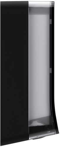 Toiletpapierdispenser Satino BT1 Hyginity gevouwen zwart 333425-3