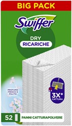 Vloerwisdoekjes Swiffer navulling droge doekjes pk/52