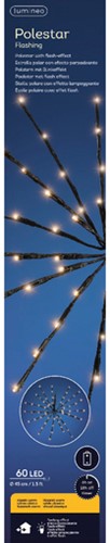 Kerstverlichting Lumineo LED poolster 46cm