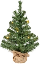 Kerstboom Everlands met LED verlichting 45cm