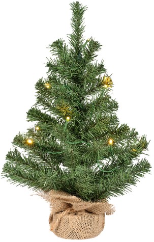 Kerstboom Everlands met LED verlichting 45cm