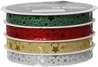 Cadeaulint Decoris rol met 4 kleuren assorti-2