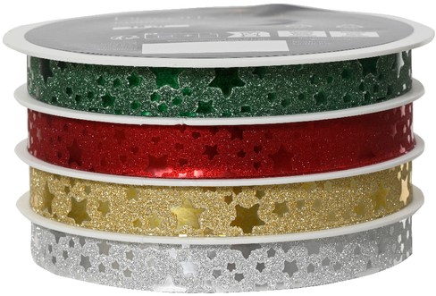 Cadeaulint Decoris rol met 4 kleuren assorti-2