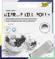 Mozaieksteentjes Folia zilver zelfklevend 5x5mm