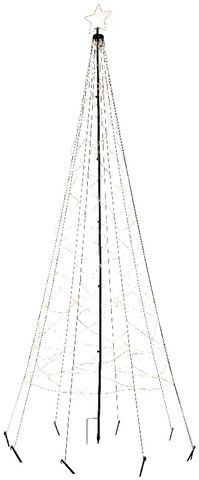 Kerstboom LED Lumineo ijzer 200cm