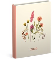 Agenda 2026 Lannoo pocket Flowers Bouquet 7dagen/2pagina's wit