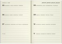 Agenda 2026 Lannoo pocket Flowers Bouquet 7dagen/2pagina's wit-2