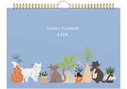 Familiekalender 2026 Lannoo 310x220 Cats 7dagen/1pagina