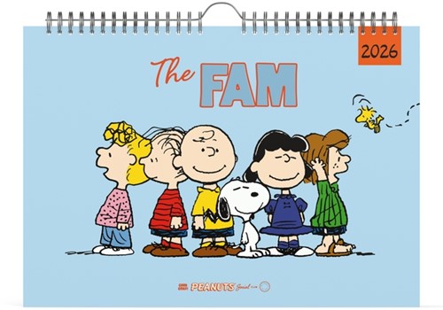 Familiekalender 2026 Lannoo 310x220 Peanuts 7dagen/1pagina