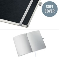 Notitieboek Leitz Style A5 lijn zwart-1