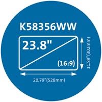 Privacyfilter Kensington MagPro voor 23.8" monitors 16:9-2