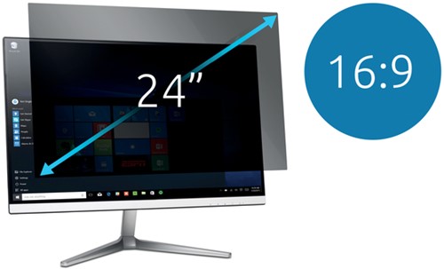Monitor Privacyfilter 2-Weg 24 inch breed 16:9-2