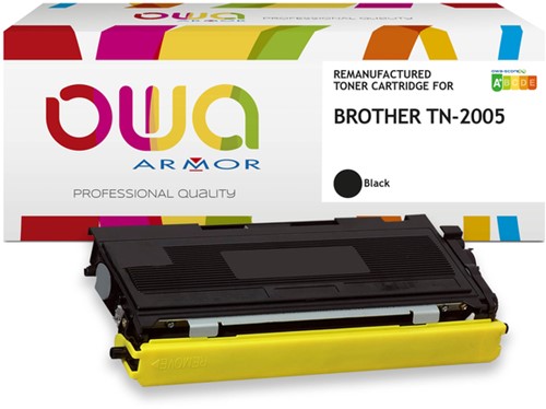 Toner OWA  alternatief tbv Brother TN-2005 zwart 