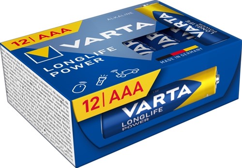 Batterij Varta Longlife Power AAA pk/12