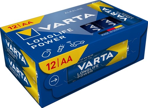 Batterij Varta Longlife Power AA pk/12