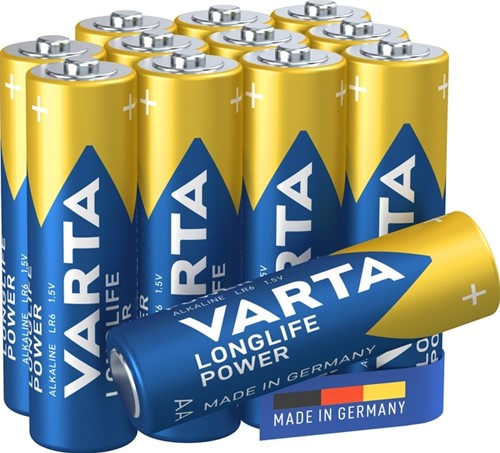 Batterij Varta Longlife Power AA pk/12-3