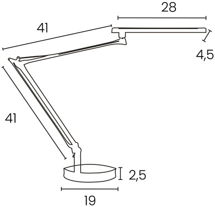 Bureaulamp Unilux Mamboled 2.0 led zwart-2